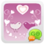 go sms pro bird lover theme android application logo